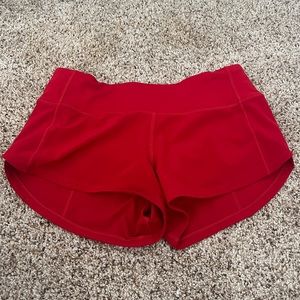 Lululemon Speed up size 2 shorts